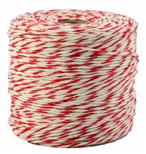 Nici wędliniarskie / przędza biało-czerwona opakowanie 0,5 kg - Artykuły masarskie - miniaturka - grafika 1