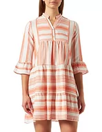 Sukienki - IZIA Damska sukienka letnia Mahisha Dress, pomarańczowy, M - miniaturka - grafika 1