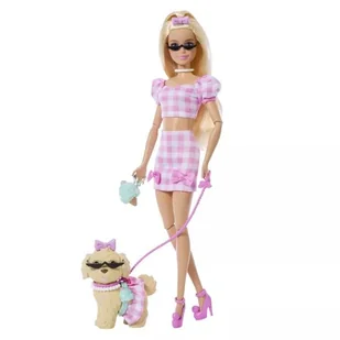 Barbie: Modowy duet z pupilem - Różowy - Lalki dla dziewczynek - miniaturka - grafika 1