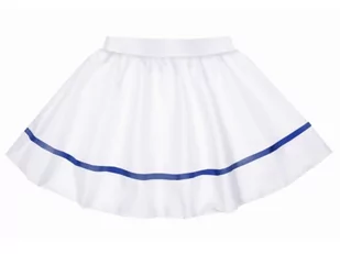 SPÓDNICZKA POLIESTER BIAŁA 34cm - Sukienki i spódniczki dla dziewczynek - miniaturka - grafika 1