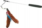 Zabawki dla kotów - YARRO WĘDKA TELESKOPOWA Z PIÓRKAMI - miniaturka - grafika 1