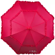 Parasole - Dziecięca parasolka z falbanką Perletti, różowa - miniaturka - grafika 1