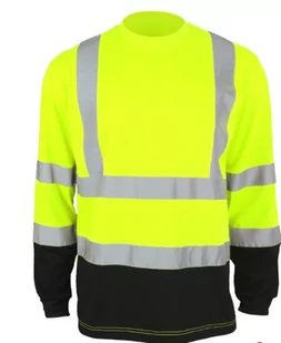 KOSZULKA robocza żółta Fluorescencyjna ostrzegawcza odblask długi rękaw  XL ARTMAS - Odzież robocza - miniaturka - grafika 1
