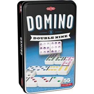 Tactic Domino dziewiątkowe w puszce - Gry planszowe - miniaturka - grafika 1