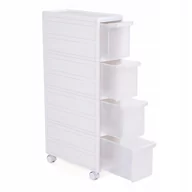 Regały - Regał Kuchenny Łazienkowy Kontenerek Szuflady Sn - miniaturka - grafika 1