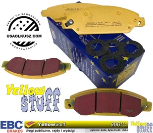 Przednie klocki YellowStuff + tarcze hamulcowe 330mm EBC seria PREMIUM Chevrolet Avalanche 1500 2007-2008 - Tarcze hamulcowe - miniaturka - grafika 8