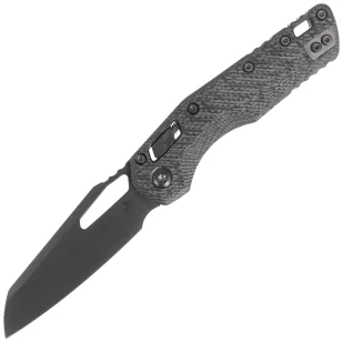 Nóż składany Microtech MSI S/E Signature Fluted Carbon Fiber, Shadow DLC M390MK by Tony Marfione (210-1DLCTFLCFS) - Noże - miniaturka - grafika 1