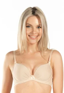Lili Biustonosz Double Push Up Gładki 75C - Biustonosze - miniaturka - grafika 1