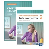 Podręczniki do technikum - Pakiet: Krok w biznes i zarządzanie 2. Podręcznik do liceum ogólnokształcącego i technikum. Zakres podstawowy, Karty pracy ucznia dla szkół ponadpodstawowych - miniaturka - grafika 1
