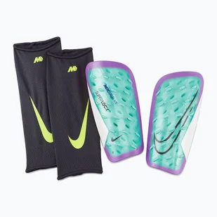 Ochraniacze na golenie Nike Mercurial Lite Superlock hyper turquoise/white/fuchsia dream - Piłka nożna - miniaturka - grafika 1