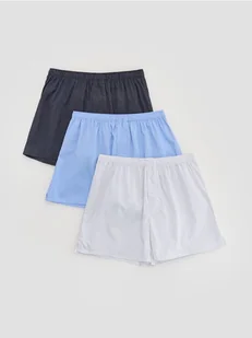 Reserved - 3 pack bokserek Loose - niebieski - Moda i Uroda OUTLET - miniaturka - grafika 1