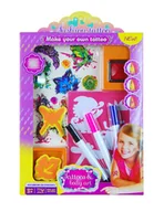 Dekoratorstwo - Zestaw kreatywny do robienia Tatuaży stemple 3+ - miniaturka - grafika 1