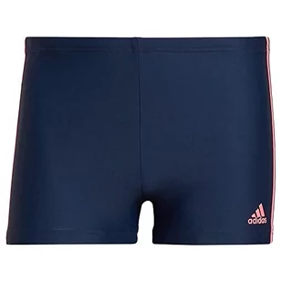 adidas Męski kostium kąpielowy Bx 3s, cień granatowy/kwas czerwony, S - Stroje kąpielowe - miniaturka - grafika 1