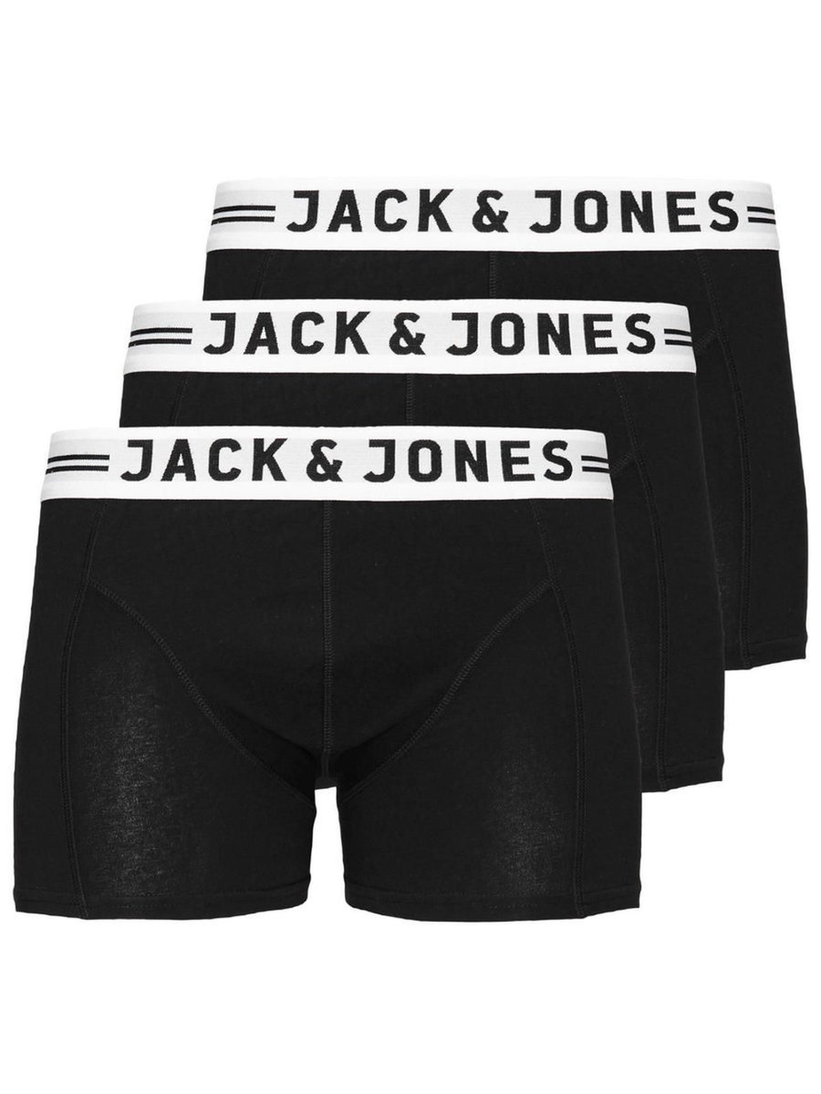 bielizna parigamba męskie jack and jones 12081832 - 3 pack czarny