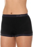 Bielizna sportowa damska - Brubeck Bokserki damskie BX11150 czarne r. M - miniaturka - grafika 1
