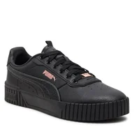 Sneakersy damskie - Sneakersy Puma Carina 2.0 Lux 395017-02 Czarny - miniaturka - grafika 1