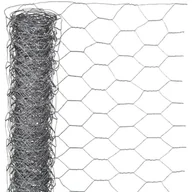 Ogrodzenia - Outsideliving Nature Siatka druciana dla kur, szara, 0,5x10 m, 6050218 - miniaturka - grafika 1