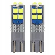 Żarówki samochodowe - CANBUS AMiO Led 10smd 3030 t10 w5w white 12v/24v AMI-02447 - miniaturka - grafika 1