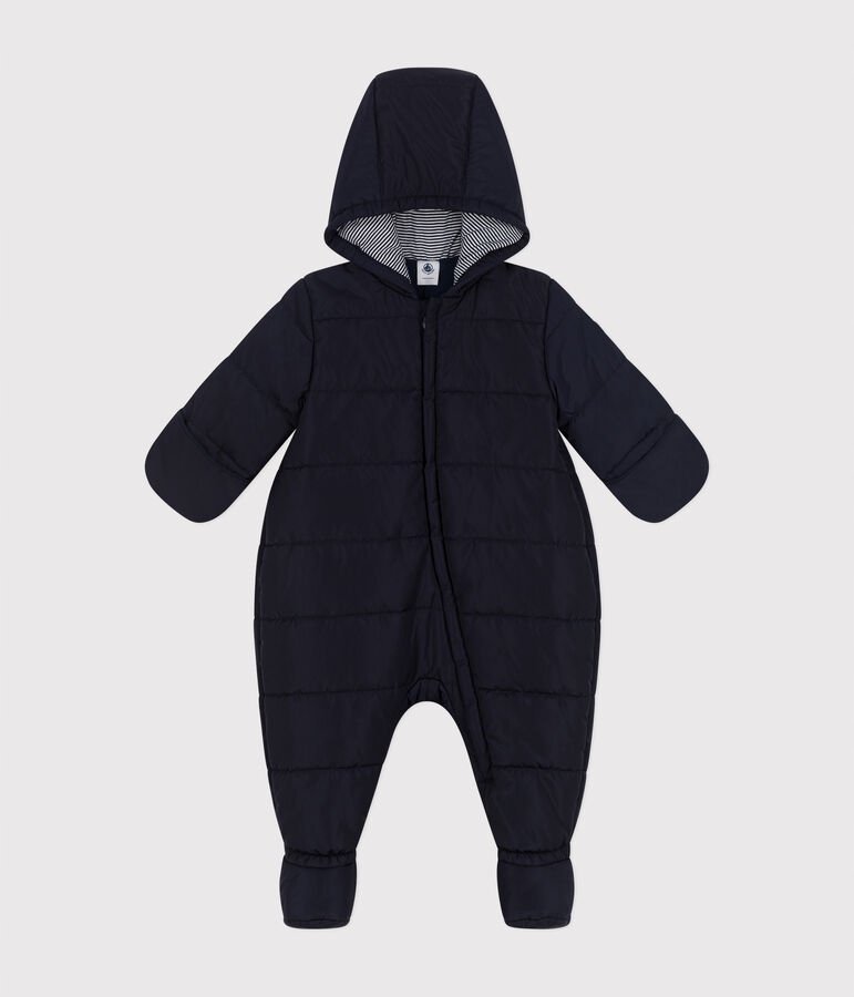 PETIT BATEAU GRANATOWY ZIMOWY KOMBINEZON Z KAPTUREM DLA DZIECI 81 16EA