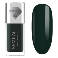 Lakiery hybrydowe - Semilac Lakier klasyczny Nail Laquer, 114 Bottle Green - miniaturka - grafika 1