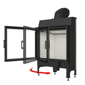 Akcesoria kominkowe - Domykanie Drzwiczek Do Kominków Nadia , Lucy - miniaturka - grafika 1