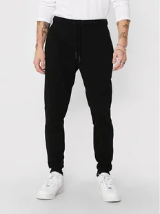 Only & Sons Spodnie dresowe Ceres 22018686 Czarny Regular Fit - Spodnie męskie - miniaturka - grafika 1