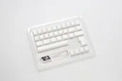 Gadżety dla graczy - Ducky Ducky Blank White PBT Set, Cherry-Profil - 133 Keycaps, ANSI-US-Layout, ANSI-US-Layout - miniaturka - grafika 1