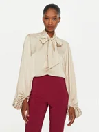 Bluzki damskie - Rinascimento Bluzka CFC0121009003 Brązowy Regular Fit - miniaturka - grafika 1