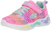 Kapcie damskie - Skechers Flutter Heart Lights, Kapcie, Pink, 43 EU, Różowy, 43 EU - miniaturka - grafika 1