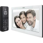 Wideodomofony - Eura Wideodomofon VDP-97C5 - czarny, dotykowy, LCD 7'', AHD, WiFi, pamięć obrazów, SD 128GB VDP-97C5 - miniaturka - grafika 1