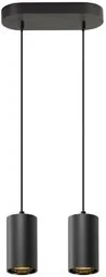 SLV - Asto Tube 2 Lampa Wisząca Black SLV - Lampy sufitowe - miniaturka - grafika 1