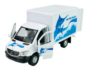 WELLY MERCEDES-BENZ SPRINTER CARGO BOX 1:34 - Samochody i pojazdy dla dzieci - miniaturka - grafika 1