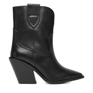 Kowbojki Badura EO-BRAYLE-121881 Czarny - Botki damskie - miniaturka - grafika 1