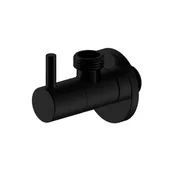 Zawory i kraniki - Zawór kątowy 1/2 x 1/2" czarny ARGO 5907732093384 - miniaturka - grafika 1