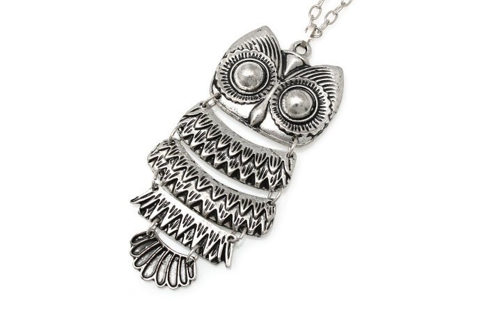Wisiorek Naszyjnik Sowa Japan Style Retro