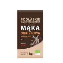 Podlaskie Mąki Ekologiczne Mąka orkiszowa Jasna Bio 1 kg - Zdrowa żywność - miniaturka - grafika 1