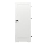 Drzwi wewnętrzne - Skrzydłow łazienkowe Vector, 70 prawe białe z zamkiem mag. - miniaturka - grafika 1