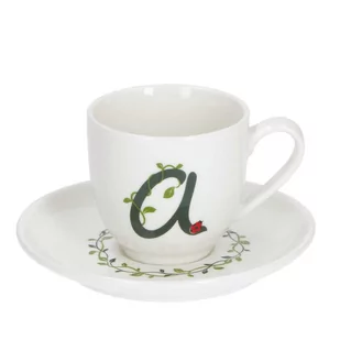 Filiżanka Ze Spodkiem 90 Ml, Wzór A Solotua La Porcellana Bianca - Filiżanki - miniaturka - grafika 1