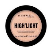 Rozświetlacze do twarzy i ciała - Rimmel Rimmel High'light 002 Candlelit 8g rozświetlacz do twarzy - miniaturka - grafika 1