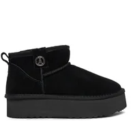 Buty dla dziewczynek - Śniegowce Patrizia Pepe PD793 Czarny - miniaturka - grafika 1
