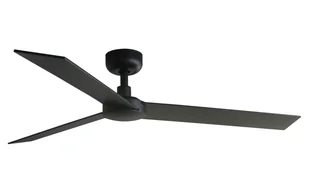 Energooszczędny wentylator sufitowy z pilotem zdalnego sterowania Rudder L Czarny 132 cm - Wentylatory sufitowe - miniaturka - grafika 1