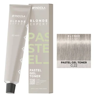 Indola Blonde Expert Pastel Gel, pastelowy toner w żelu, G.22, 60ml - Farby do włosów i szampony koloryzujące - miniaturka - grafika 1