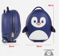 Walizki - boppi penguin walizka plecak na kółkach pingwin (37) - miniaturka - grafika 1