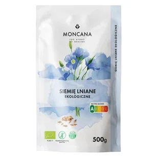 Ekologiczne Siemię Lniane Brązowe 500g - Superfood Bezglutenowe - Zdrowa żywność - miniaturka - grafika 1