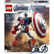 Klocki - LEGO Super Heroes Opancerzony mech Kaptan Ameryka 76168 - miniaturka - grafika 1