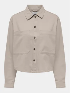 ONLY Koszula Drew 15308207 Beżowy Regular Fit - Koszule damskie - miniaturka - grafika 1