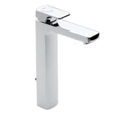 Baterie umywalkowe - Roca - Bateria umywalkowa + wylewka L90 27,6 cm chrom błyszczący - miniaturka - grafika 1