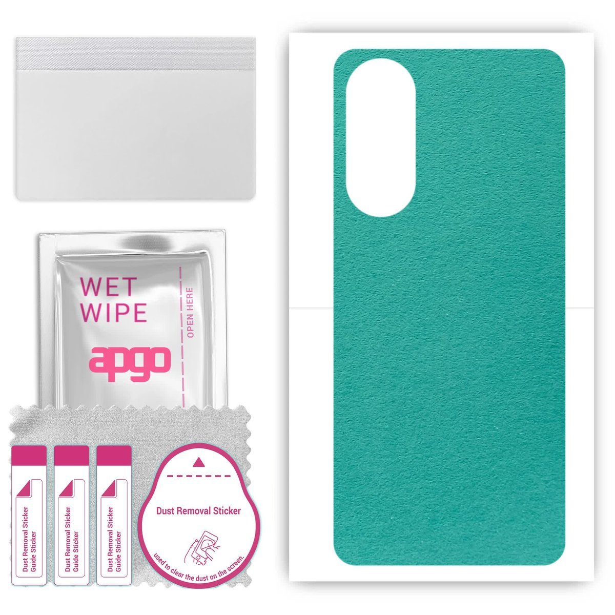 Folia naklejka skórka strukturalna na TYŁ Zamsz do Huawei Nova 10z - Zamsz Miętowy - apgo SKINS