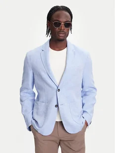 United Colors Of Benetton Marynarka 23B3UW014 Niebieski Regular Fit - Marynarki męskie - miniaturka - grafika 1