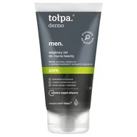 Kosmetyki do pielęgnacji twarzy męskie - TORF CORPORATION Tołpa dermo men pure węglowy żel do mycia twarzy 150 ml - miniaturka - grafika 1